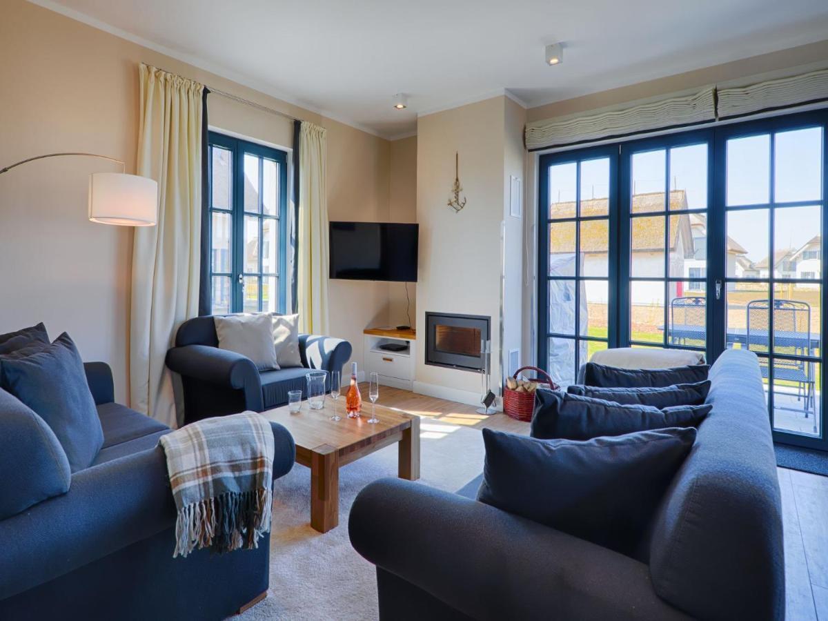 Reetland Am Meer - Luxus Reetdachvilla Mit 3 Schlafzimmern, Sauna Und Kamin F18 Dranske Exteriér fotografie